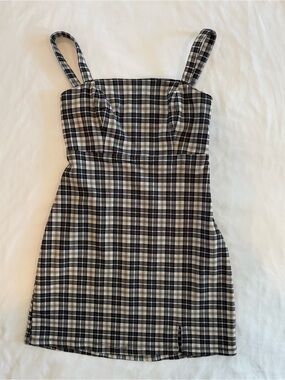 Hollister | Dresses | Hollister Sofia Dropwaist Bubble Skort Dress In Dark  Blue With A White Floral M | Poshmark